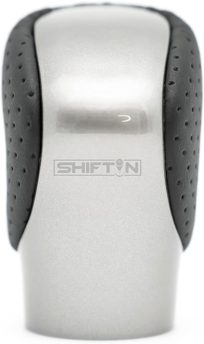 SHIFTIN Gear Shift Knob Shifter for Lexus ES GS GX is NX RC RX 200t 300 350 3450h 450hL 350L (Black Leather/Gray Silver) - Image 4